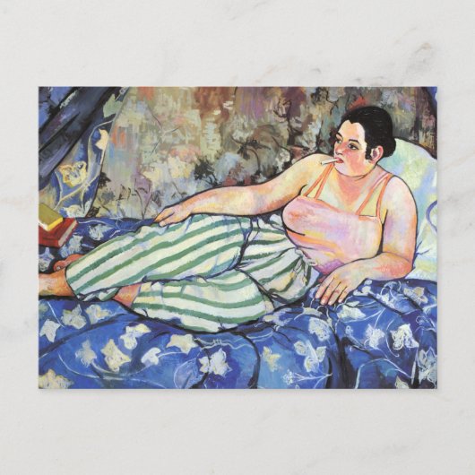 De blauwe kamer van Suzanne Valadon Briefkaart (Voorkant)