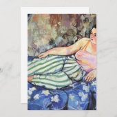 De blauwe kamer van Suzanne Valadon Kaart (Voorkant / Achterkant)