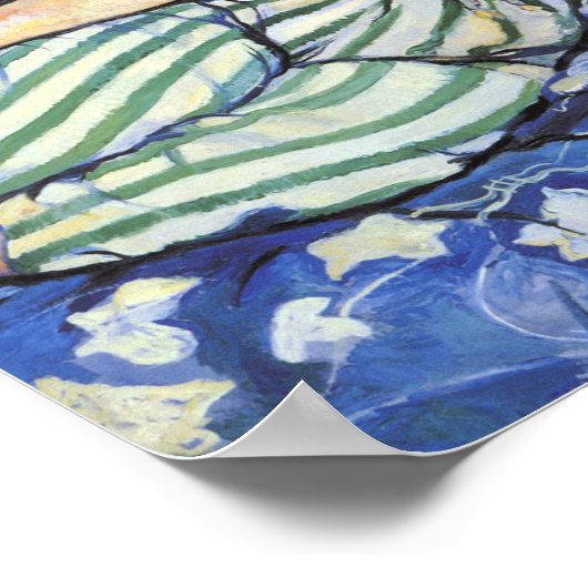 De blauwe kamer van Suzanne Valadon Poster (Hoek)