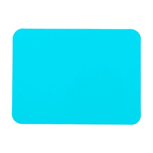 De blauwe kleur van Turquoise Sky past dit aan Magneet (Horizontaal)