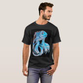 De Blauwe Koi T-shirt (Voorkant volledig)