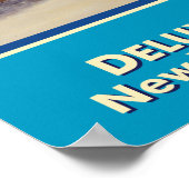 De blauwe komeet poster (Hoek)