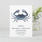 De blauwe krab | Uitnodiging tot weddenschappen (Staand voorkant)