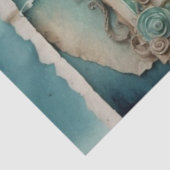 De blauwe kraken |  tentakel kunst - Decoupage Tissuepapier (Detail)