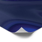 De blauwe kus poster (Hoek)