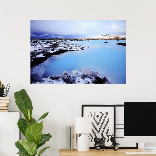 De blauwe lagune poster (Thuiskantoor)