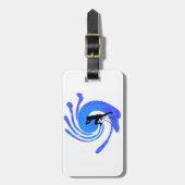 DE BLAUWE LIJN BAGAGELABEL (Voorkant verticaal)