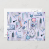 De blauwe Lijst van de Ijdelheid Briefkaart (Voorkant / Achterkant)