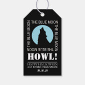 De blauwe maan, halloween Gift Labels Cadeaulabel (Voorkant)