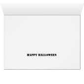 De blauwe maan, halloween kaart (Binenzijde Horizontaal (Onderkant))