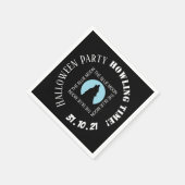 De blauwe maan, Halloween Party Napkin Servet (Hoek)
