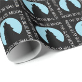 De blauwe maan, halloween wrappingpapier cadeaupapier (Rol Hoek)