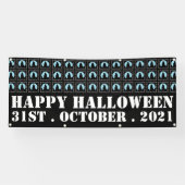 De blauwe maan, Happy Halloween Banner (Horizontaal)