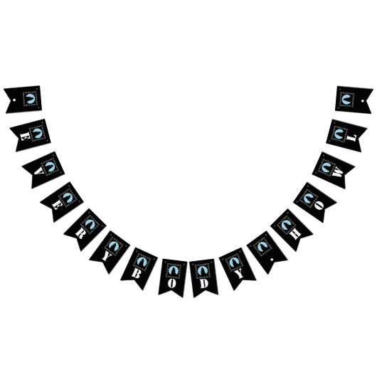 De blauwe maan, iedereen die ronddraait vlaggetjes (Alle)