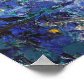 ""De blauwe Madonna " Poster (Hoek)