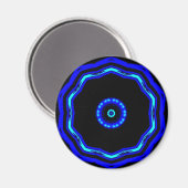 De blauwe Magneet van de Ster (Voorkant / Achterkant)