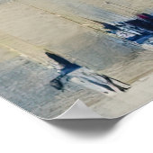 De blauwe markt poster (Hoek)