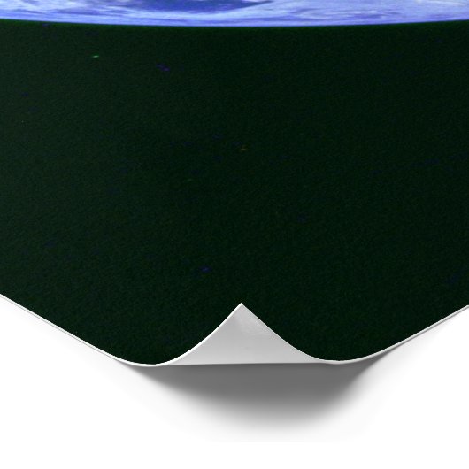 De blauwe marmer - aarde gezien vanuit het Poster  (Hoek)