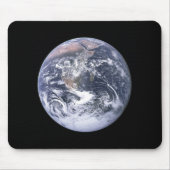 "De blauwe marmer" Aarde lijkt van Apollo 17 Muismat (Voorkant)