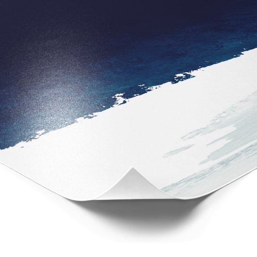 De blauwe marmer foto afdruk (Hoek)