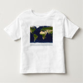 De blauwe marmer kinder shirts (Voorkant)