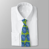 De blauwe marmer Necktie van de aarde Stropdas (Gebonden)
