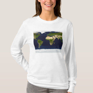 De blauwe marmer t-shirt