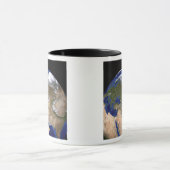 De blauwe marmer van de volgende generatie Aarde Mok (Midden)