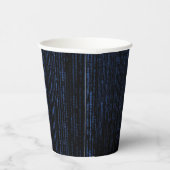 De blauwe matrix papieren bekers (Rechts)