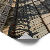 De blauwe moskee in Istanbul Poster (Hoek)