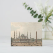 De blauwe moskee van Sultan Ahmed, Istanbul, Turki Briefkaart (Staand voorkant)