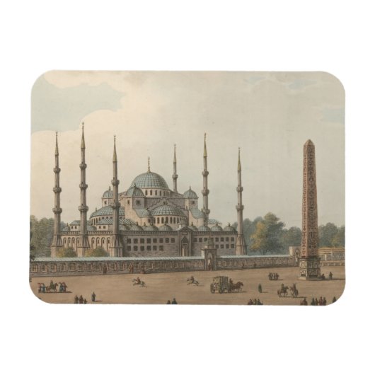 De blauwe moskee van Sultan Ahmed, Istanbul, Turki Magneet (Horizontaal)