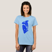 De Blauwe Muze T-shirt (Voorkant volledig)