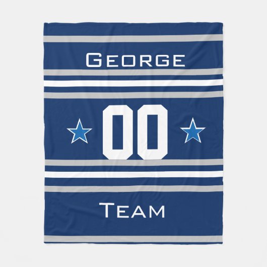 De Blauwe Naam van de sport, Aantal, Team, de Vent Fleece Deken (Voorkant)