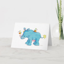 De Blauwe Neushoorn Kaart
