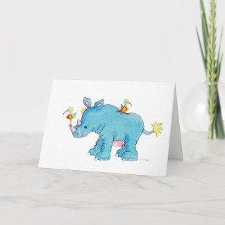 De Blauwe Neushoorn Kaart