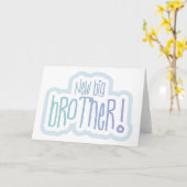 De blauwe Nieuwe Grote Broer van de Tekst Kaart (Gele Bloem)