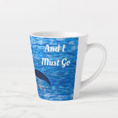 De blauwe Oceaan van de walvis roept Latte Mok (Rechts)