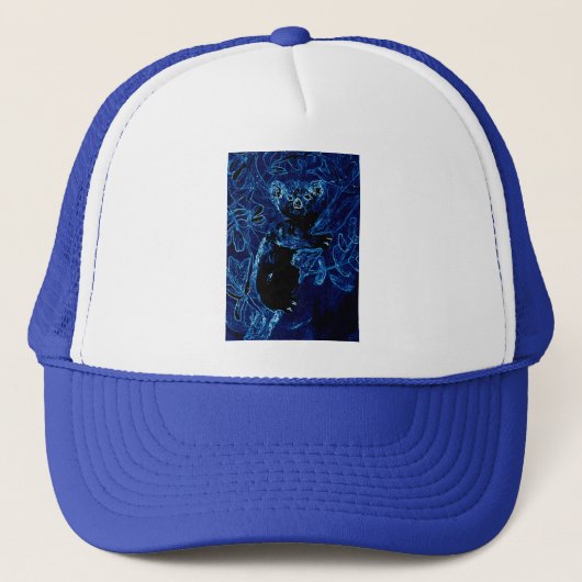 De blauwe Omhelzing van de Boom van de koala Trucker Pet (Voorkant)