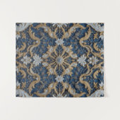 De blauwe omhelzing van de koningin wandkleed (Voorkant (horizontaal))