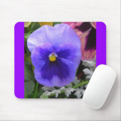 De Blauwe Pansy Muismat (Met muis)