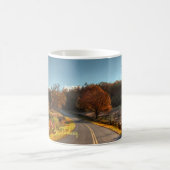 De blauwe parkeerplaats koffiemok (Center)