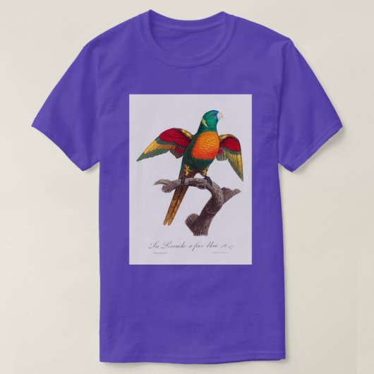 De Blauwe Parrot Pionus menstruus uit Natura T-shirt (Design voorkant)
