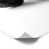 De blauwe pick-up truck poster (Hoek)