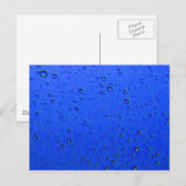 De blauwe Planeet borrelt Briefkaart (Voorkant / Achterkant)