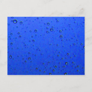 De blauwe Planeet borrelt Briefkaart
