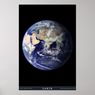 De blauwe planet poster