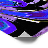 De blauwe plekken in New Orleans Poster (Hoek)