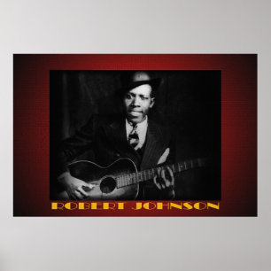De blauwe plekken van Robert Johnson 36 x 24 Poste Poster