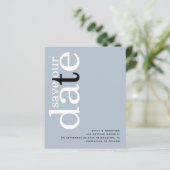 De Blauwe QR-codetekst van het budget slaat de dat (Staand voorkant)